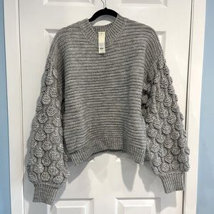 Francesca’s Bubble Sleeve Sweater